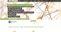Desktop Screenshot of dabei-austria.at